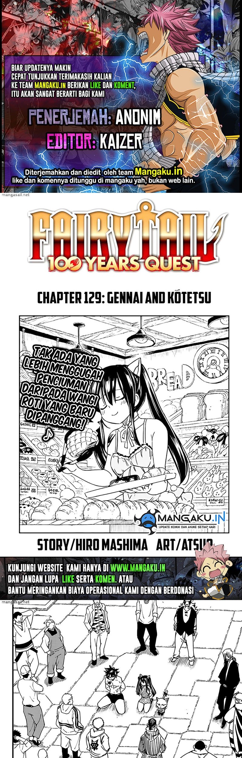 Baca Komik Fairy Tail: 100 Years Quest Chapter 129 Gambar 1