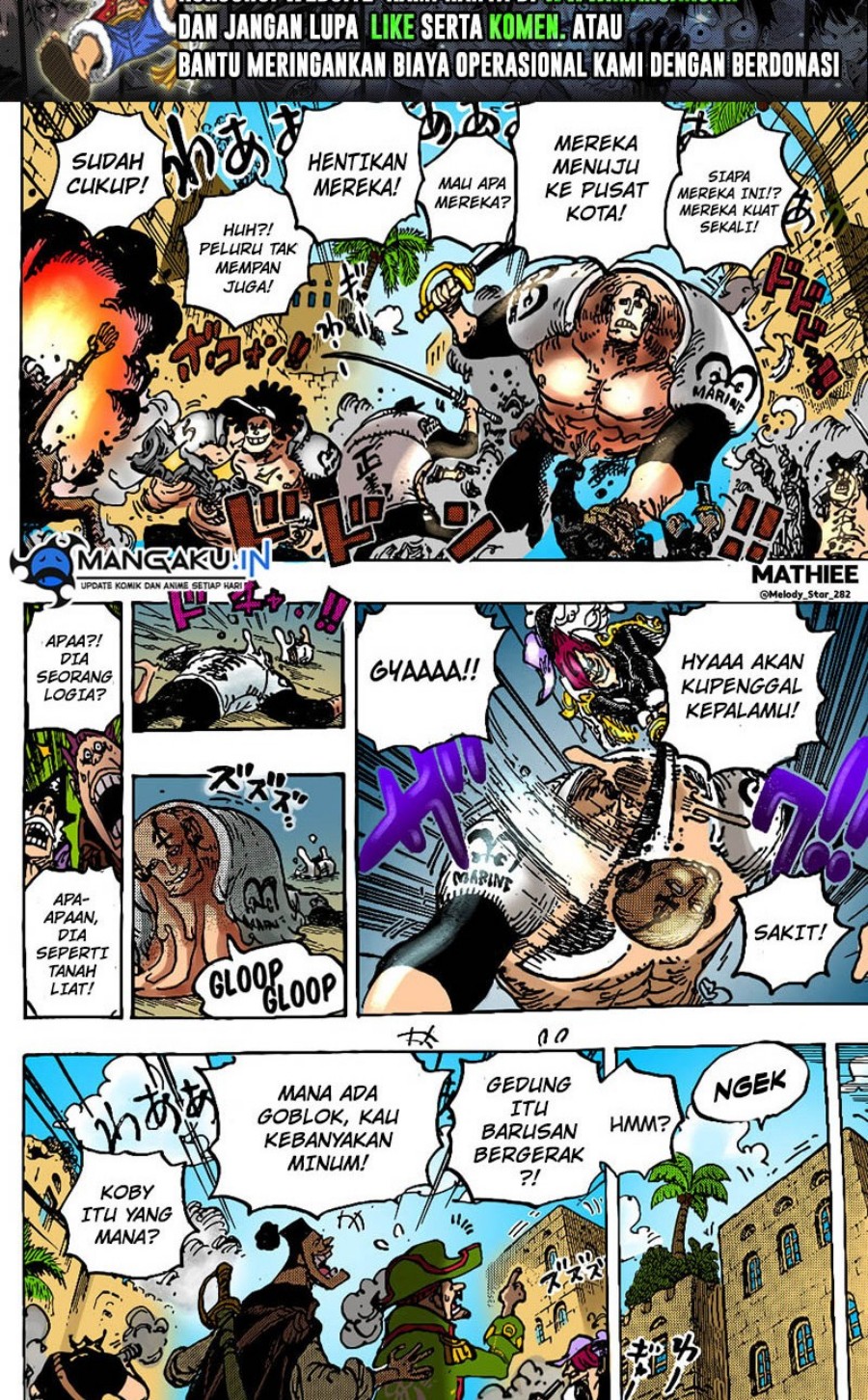 One Piece Chapter 1080 HQ Gambar 10