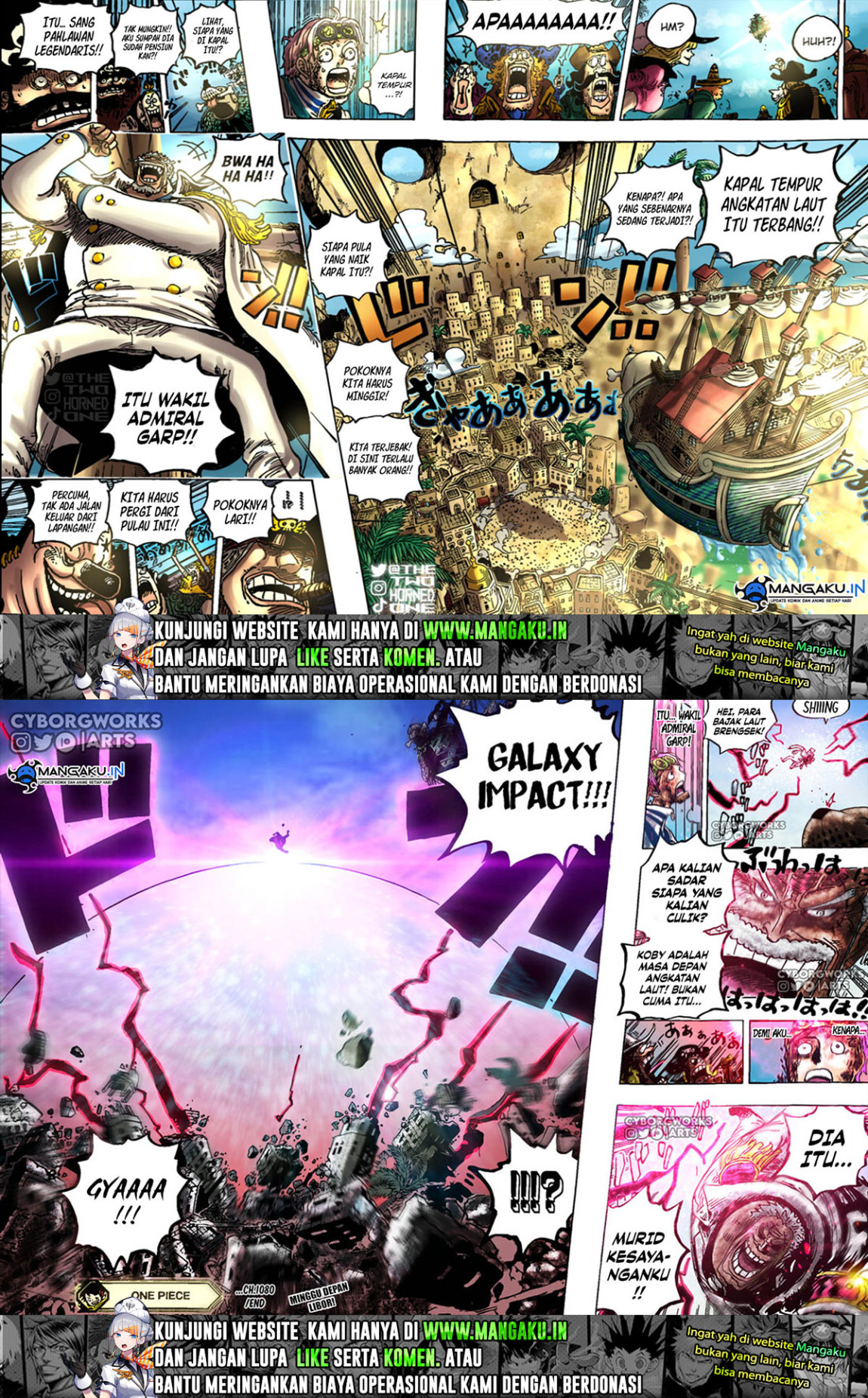 One Piece Chapter 1080 HQ Gambar 14
