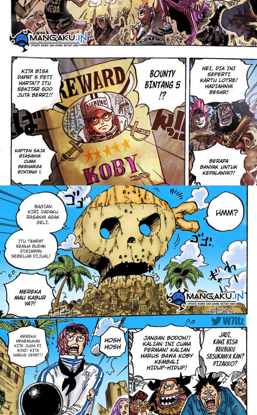 One Piece Chapter 1080 HQ Gambar 3