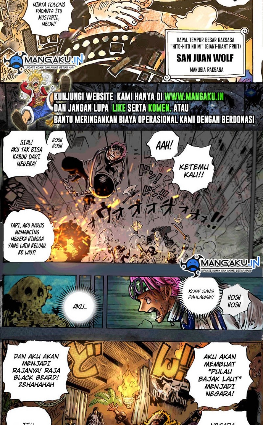One Piece Chapter 1080 HQ Gambar 6