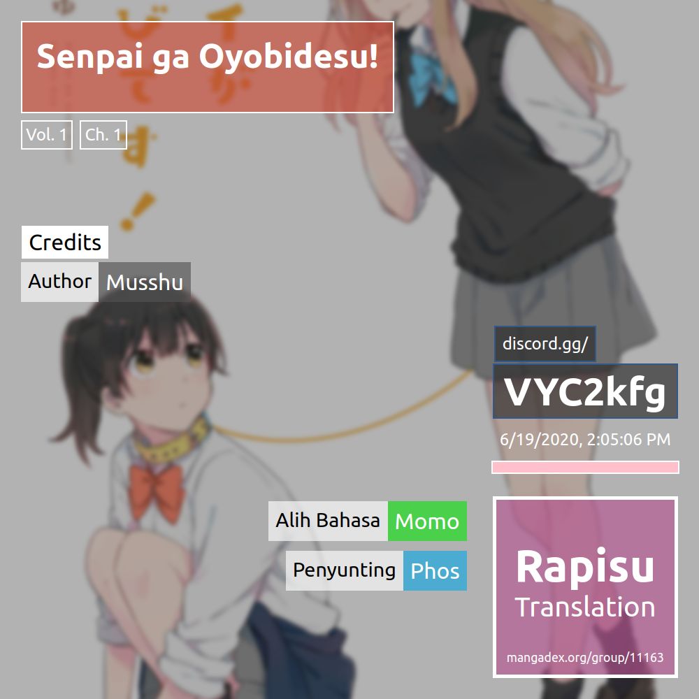 Baca Komik Senpai ga Oyobidesu! Chapter 01 Gambar 1
