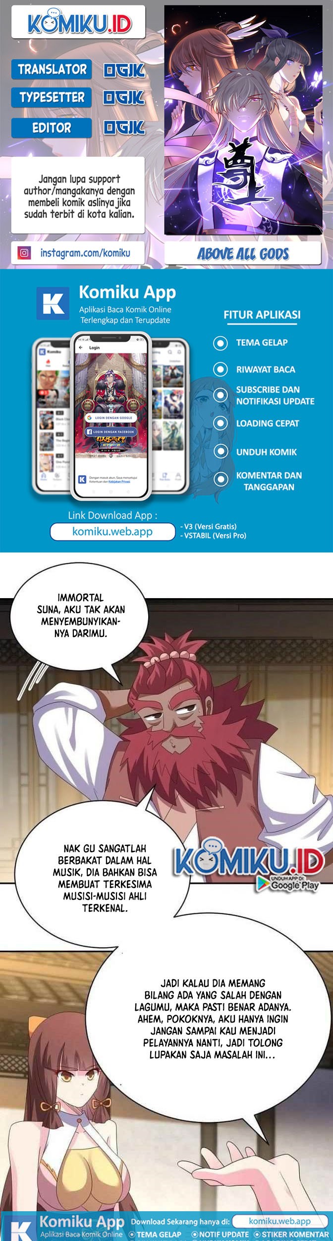 Baca Komik Above All Gods Chapter 372 Gambar 1