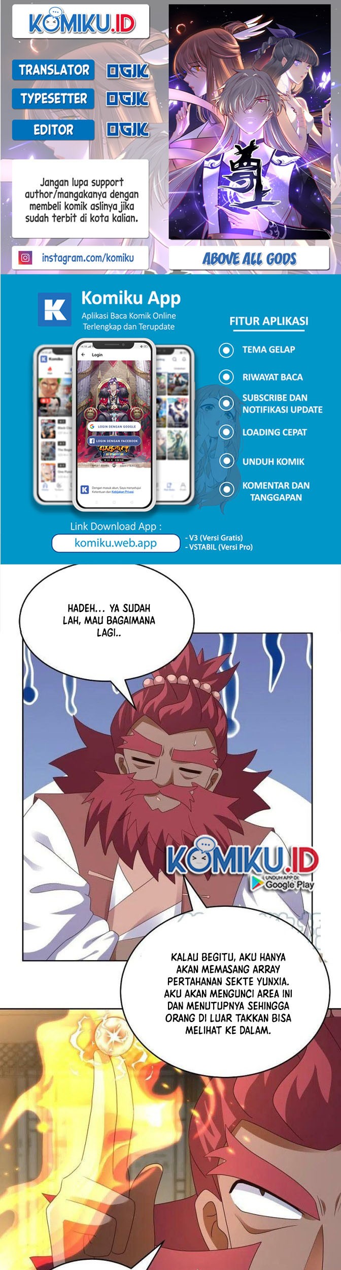 Baca Komik Above All Gods Chapter 373 Gambar 1