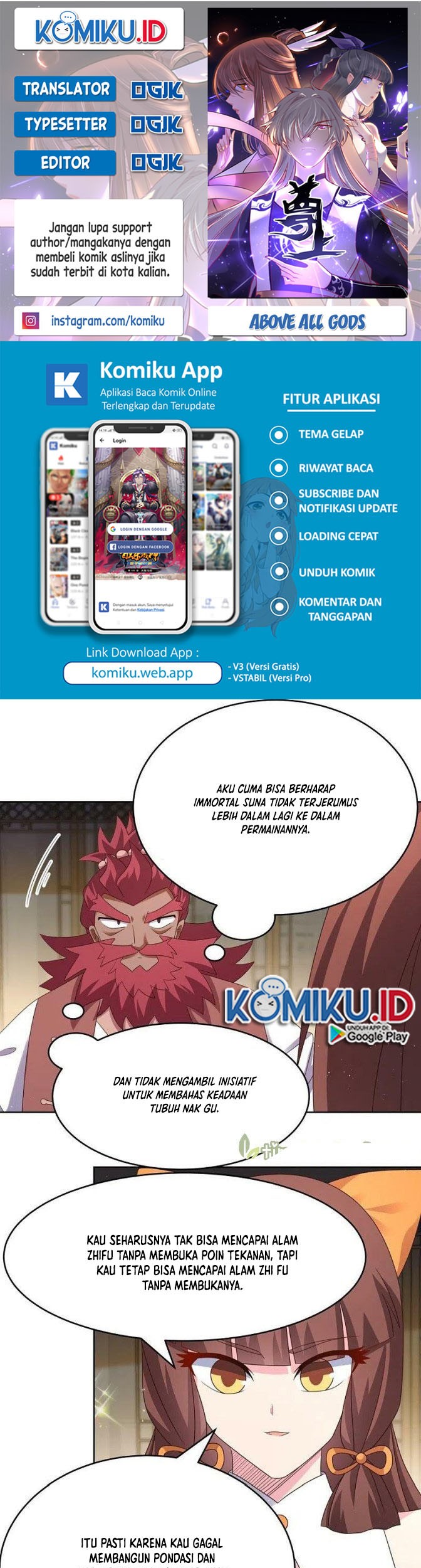 Baca Komik Above All Gods Chapter 375.5 Gambar 1