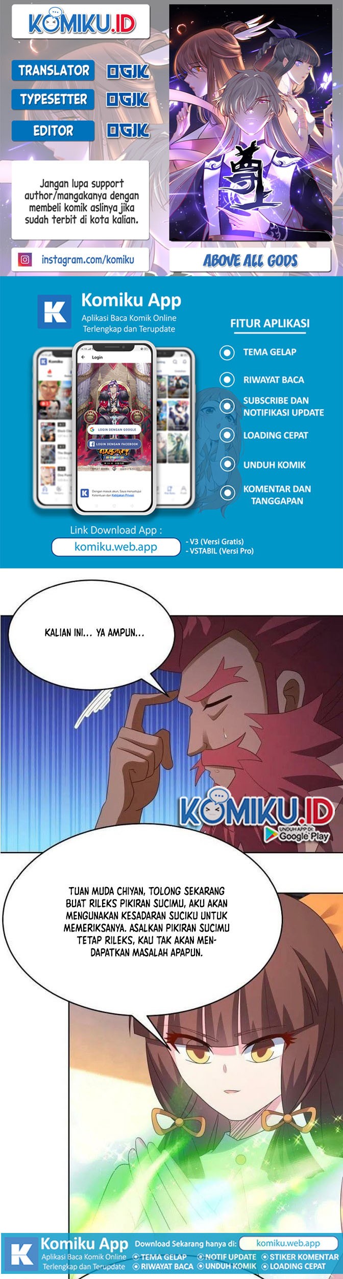 Baca Komik Above All Gods Chapter 376 Gambar 1