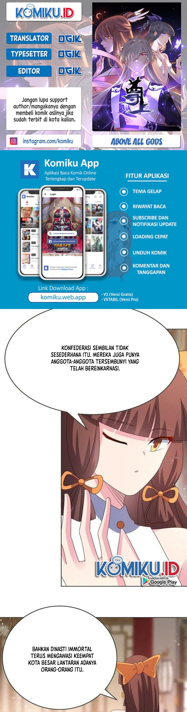 Baca Komik Above All Gods Chapter 380.5 Gambar 1