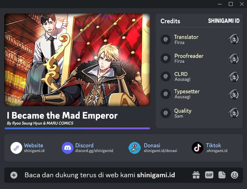 Baca Komik I Became the Mad Emperor Chapter 34 Gambar 1