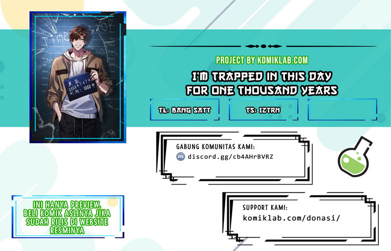 Baca Komik I’m Trapped in This Day for One Thousand Years Chapter 20 Gambar 1