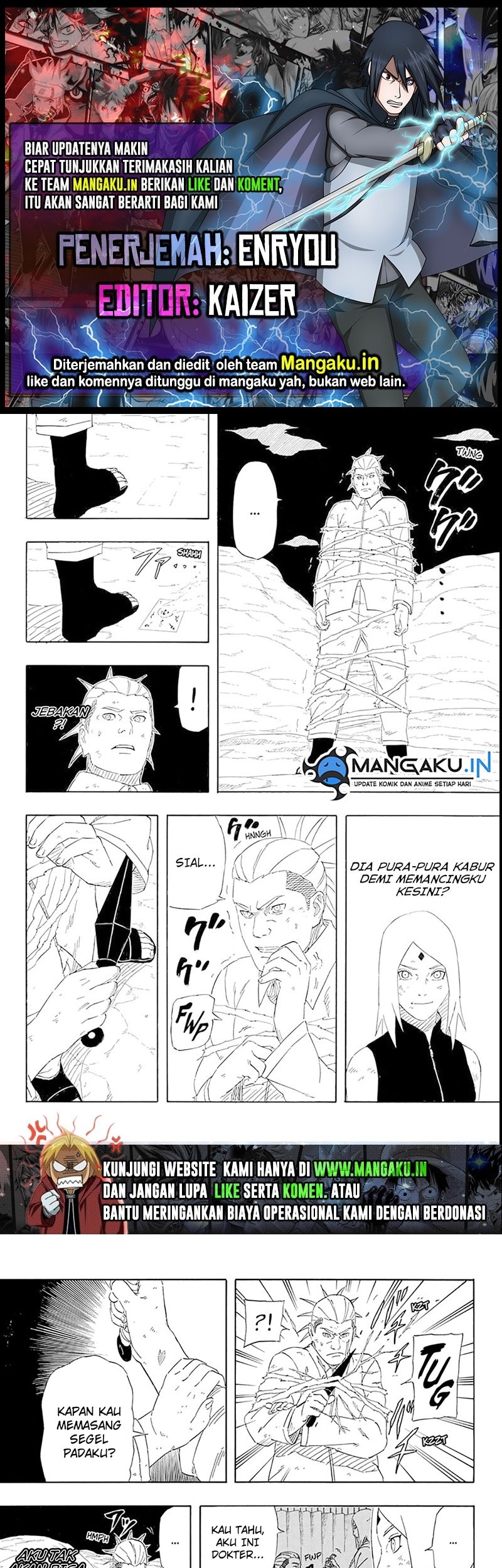 Baca Komik Naruto Sasuke’s Story The Uchiha And The Heavenly Stardust Chapter 09.2 Gambar 1