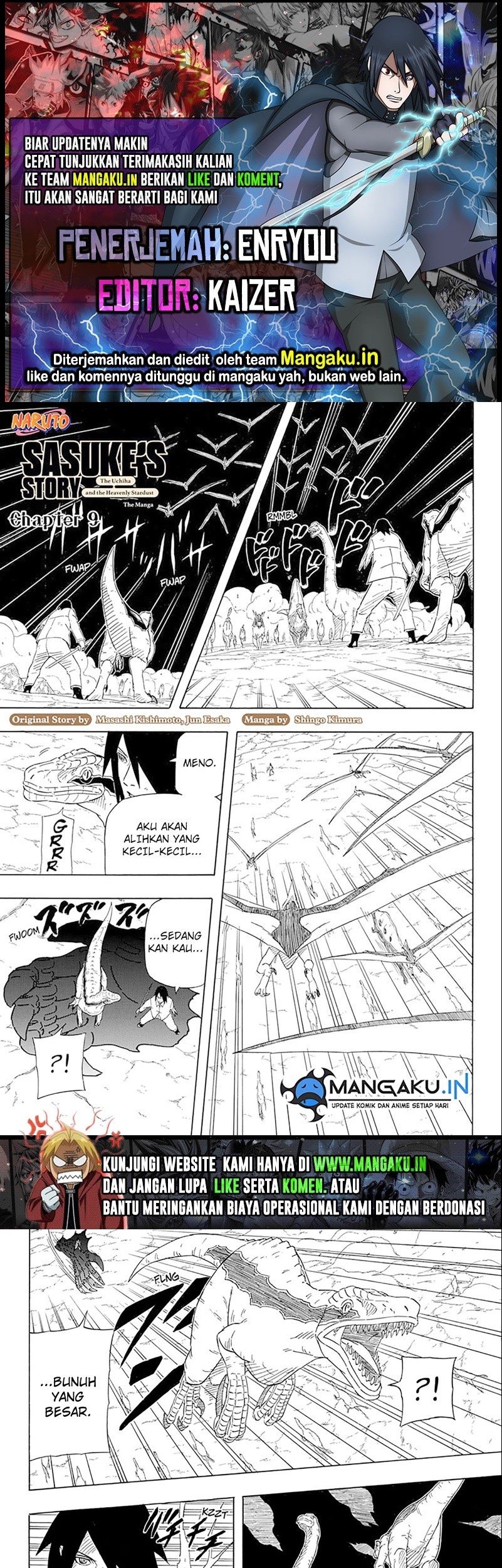 Baca Komik Naruto Sasuke’s Story The Uchiha And The Heavenly Stardust Chapter 09.1 Gambar 1