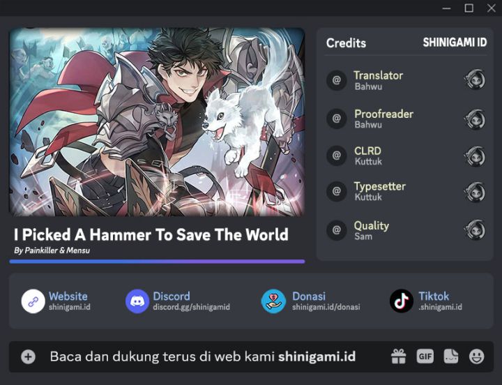 Baca Komik I Picked A Hammer To Save The World Chapter 23 Gambar 1