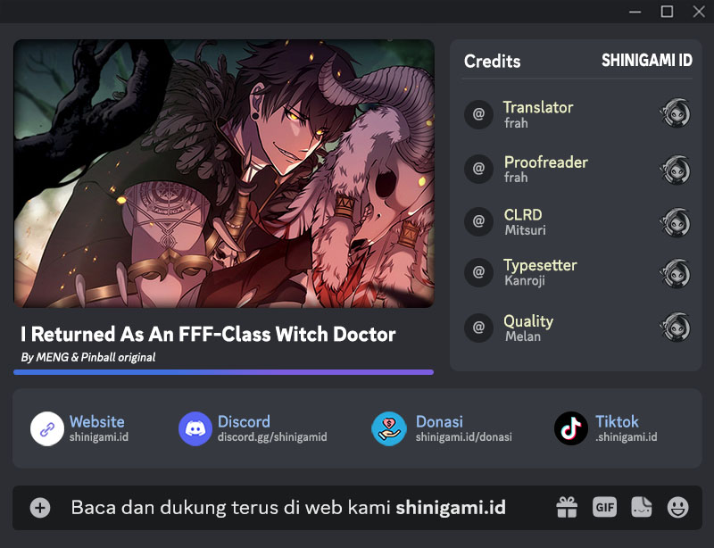 Baca Komik I Returned As An FFF-Class Witch Doctor Chapter 03 Gambar 1