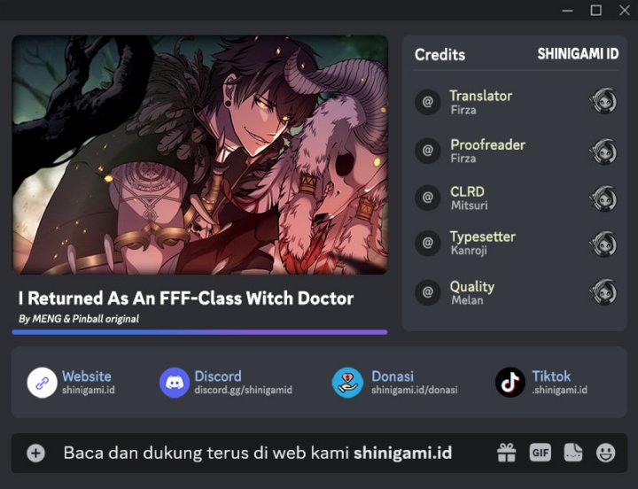 Baca Komik I Returned As An FFF-Class Witch Doctor Chapter 05 Gambar 1