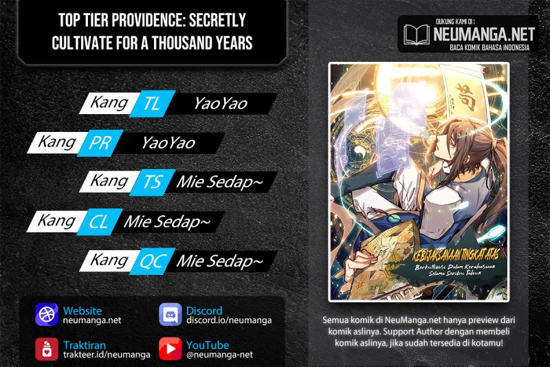 Baca Komik Top Tier Providence: Secretly Cultivate for a Thousand Years Chapter 60 Gambar 1
