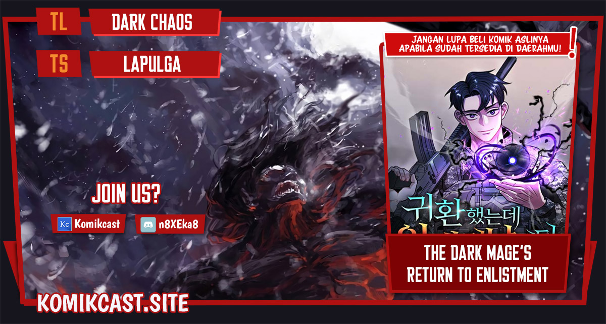 Baca Komik The Dark Mage’s Return to Enlistment Chapter 08 Gambar 1