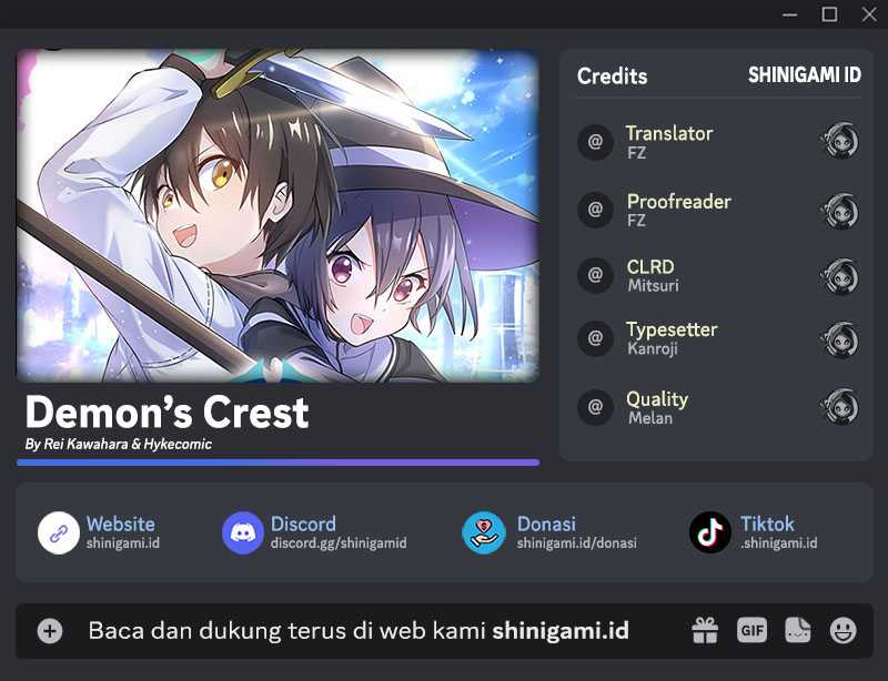Baca Komik Demons’ Crest Chapter 21 Gambar 1