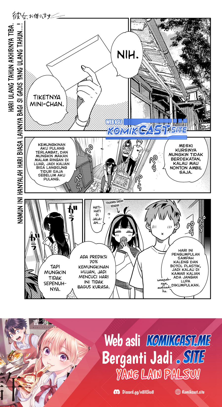 Kanojo Okarishimasu Chapter 265 Gambar 3