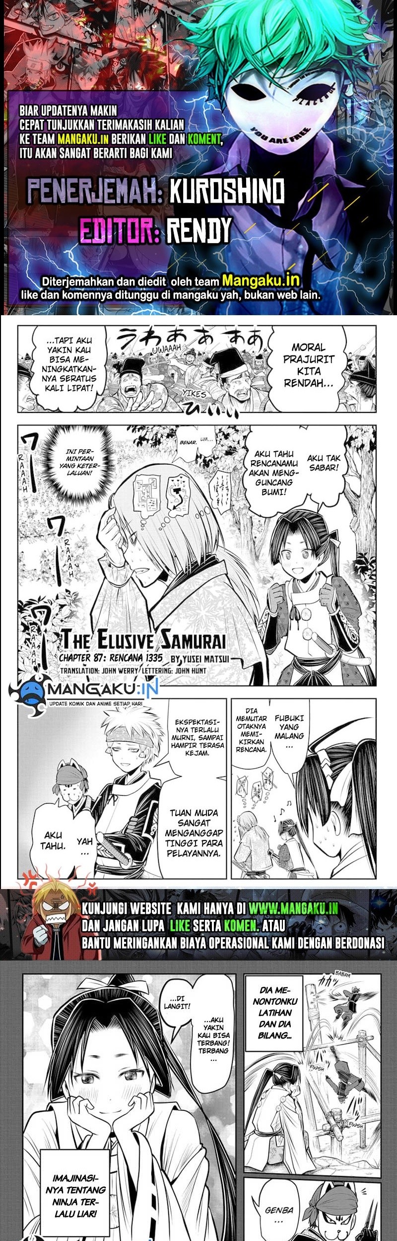 Baca Komik The Elusive Samurai Chapter 87 Gambar 1