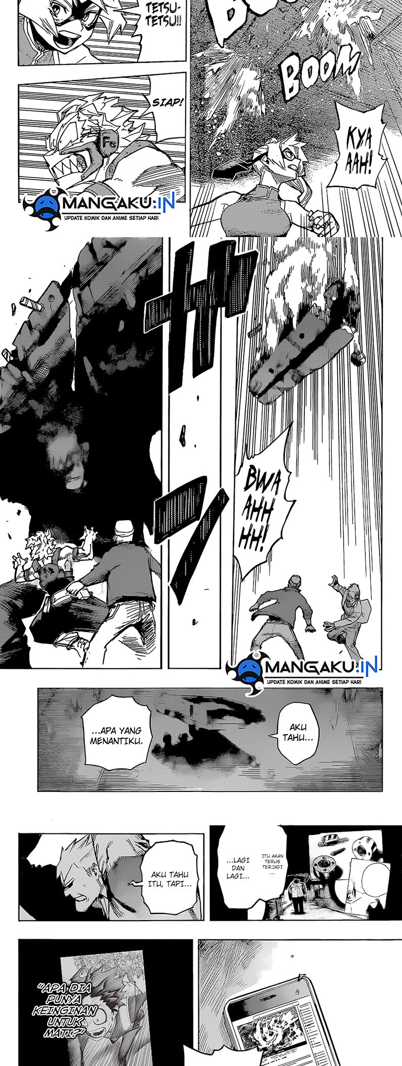 Boku no Hero Academia Chapter 385 Gambar 9