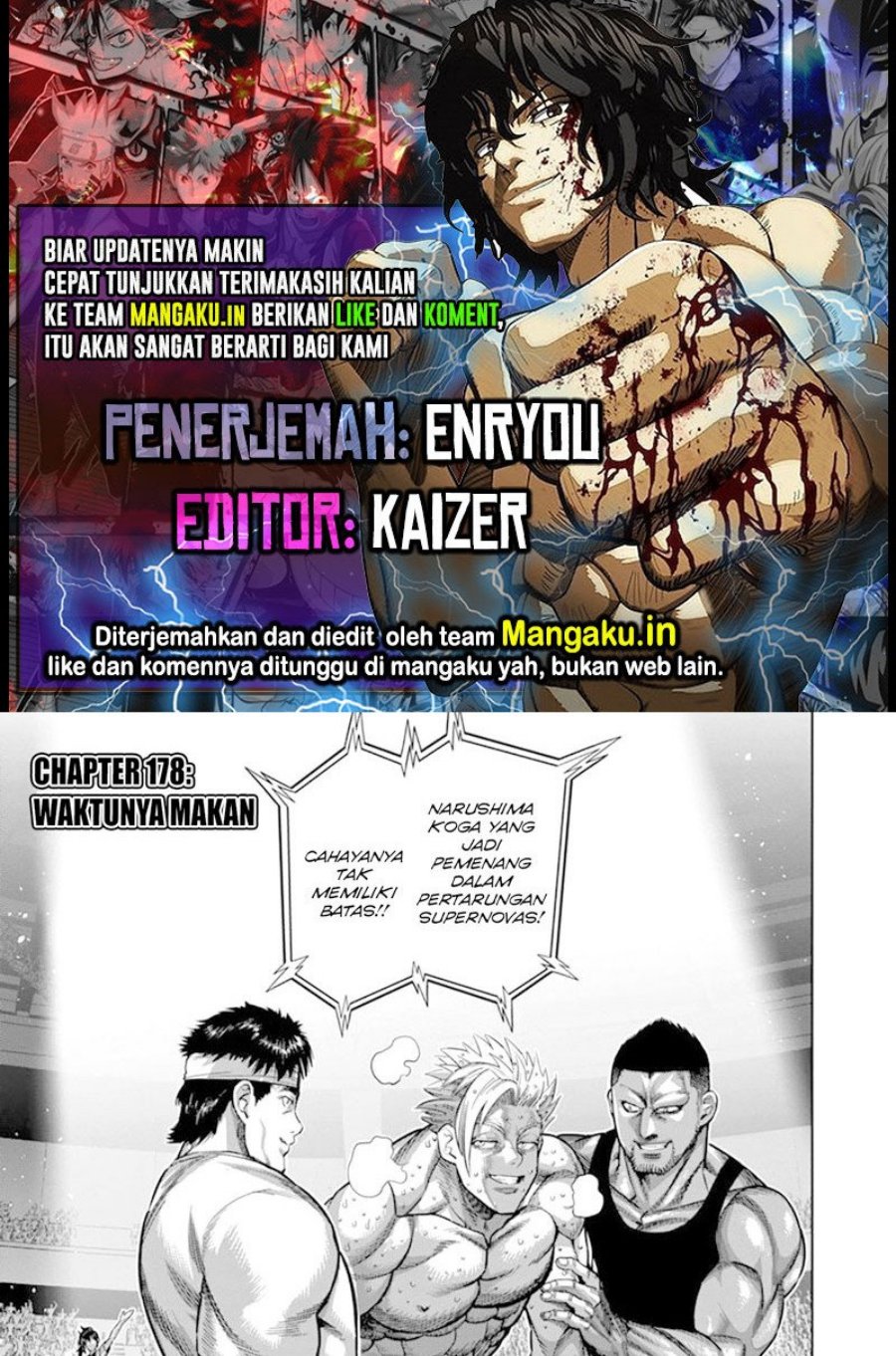Baca Komik Kengan Omega Chapter 178 Gambar 1