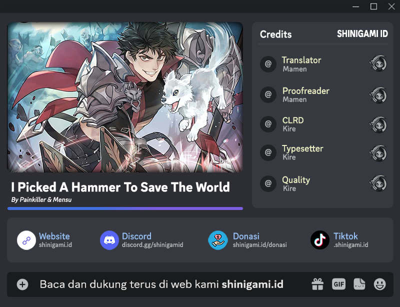 Baca Komik I Picked A Hammer To Save The World Chapter 24 Gambar 1
