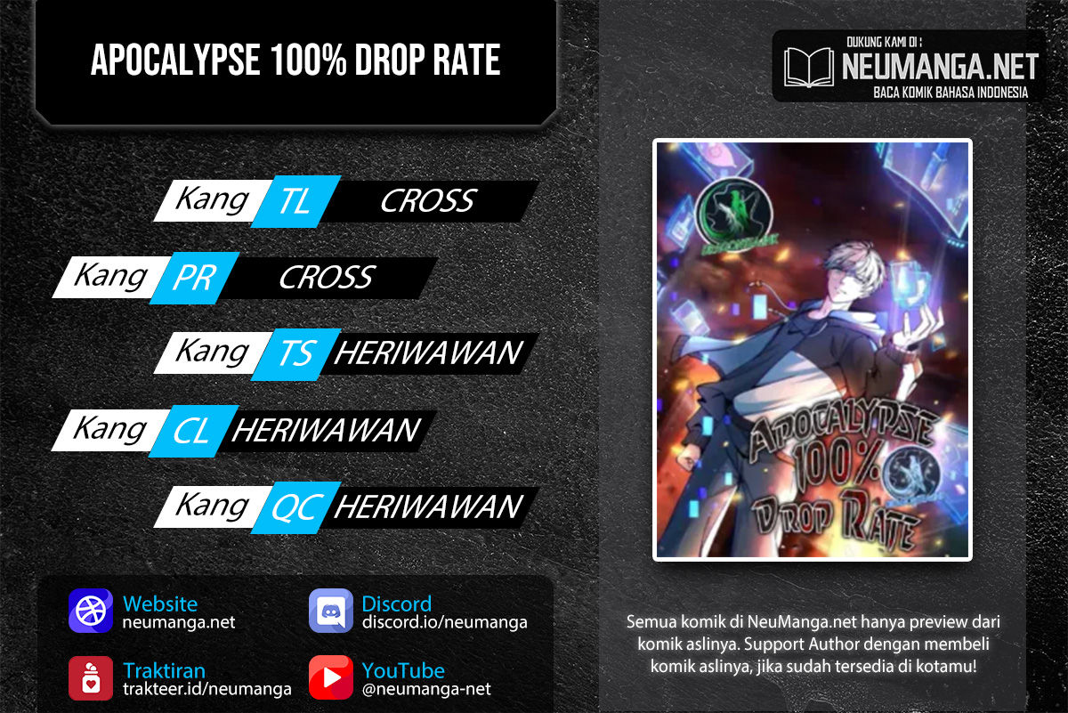 Baca Komik Apocalypse 100% Drop Rate Chapter 18 Gambar 1