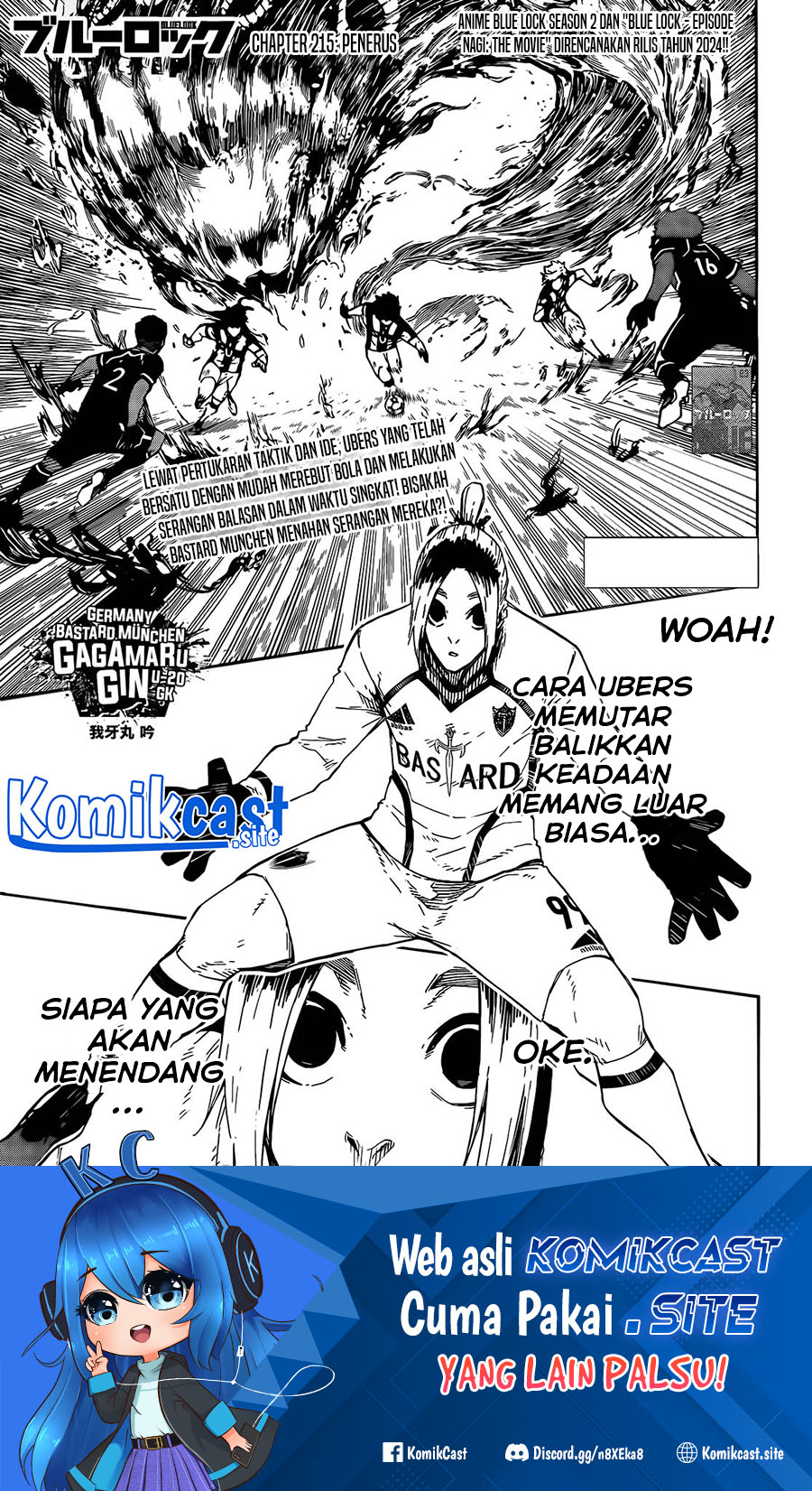 Baca Blue Lock Chapter 215 Gambar 2