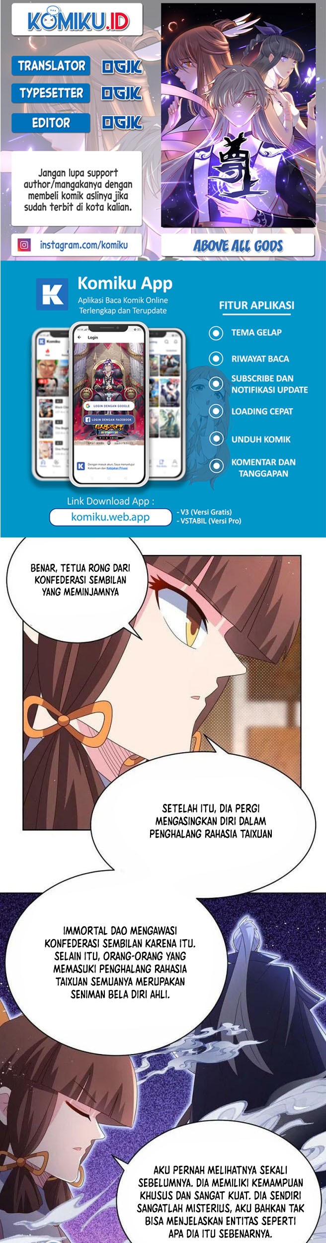 Baca Komik Above All Gods Chapter 382.5 Gambar 1