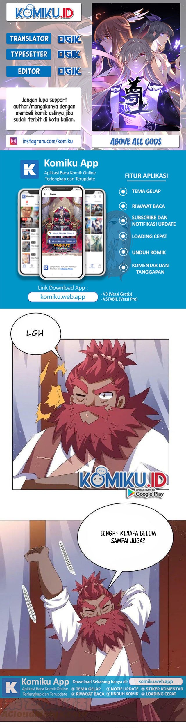 Baca Komik Above All Gods Chapter 383 Gambar 1