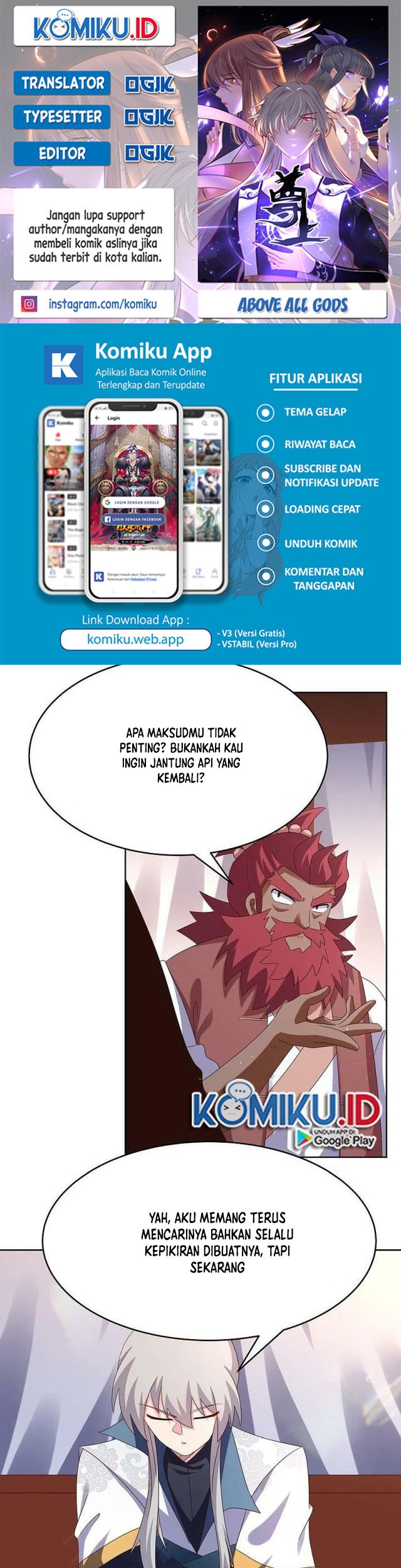 Baca Komik Above All Gods Chapter 383.5 Gambar 1