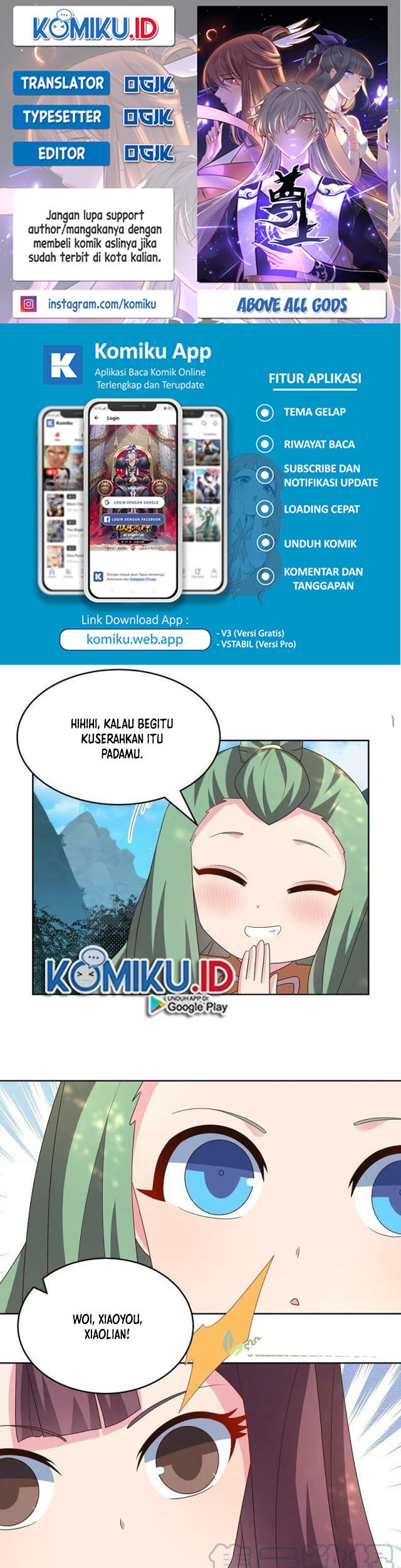 Baca Komik Above All Gods Chapter 384 Gambar 1