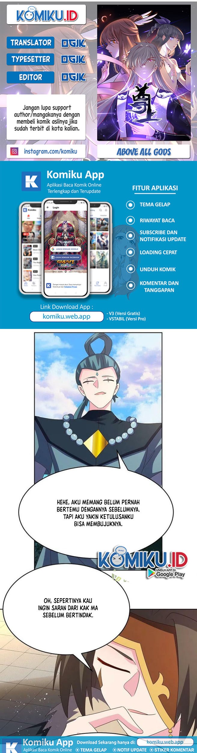 Baca Komik Above All Gods Chapter 386 Gambar 1