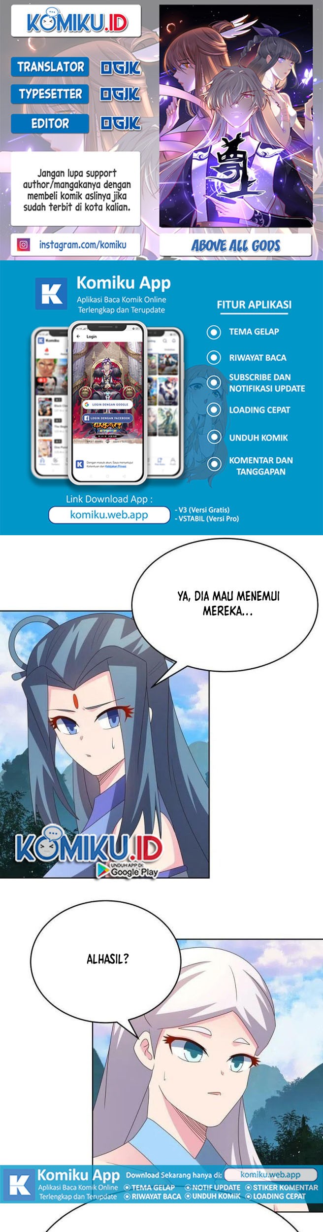 Baca Komik Above All Gods Chapter 387 Gambar 1