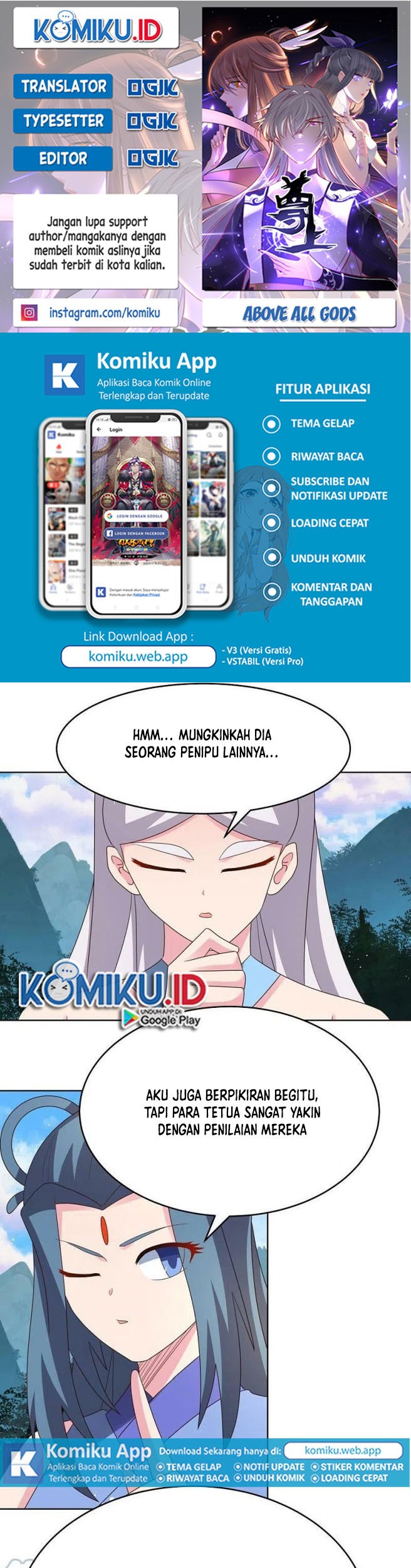 Baca Komik Above All Gods Chapter 387.5 Gambar 1