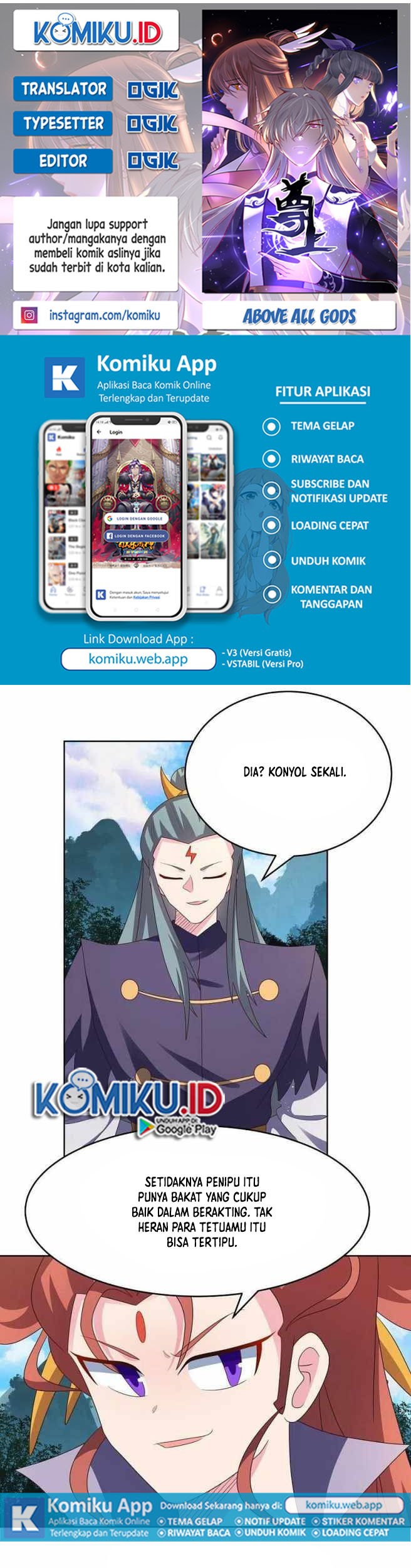 Baca Komik Above All Gods Chapter 389.5 Gambar 1