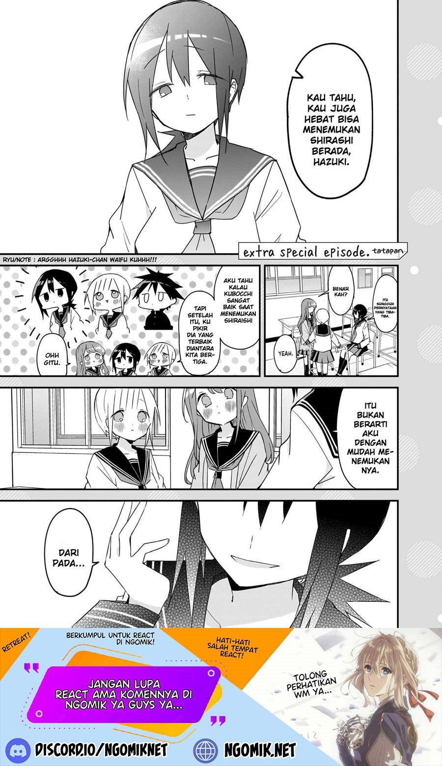 Baca  Kubo-san wa Boku (Mobu) wo Yurusanai Chapter 145.2 Gambar 2