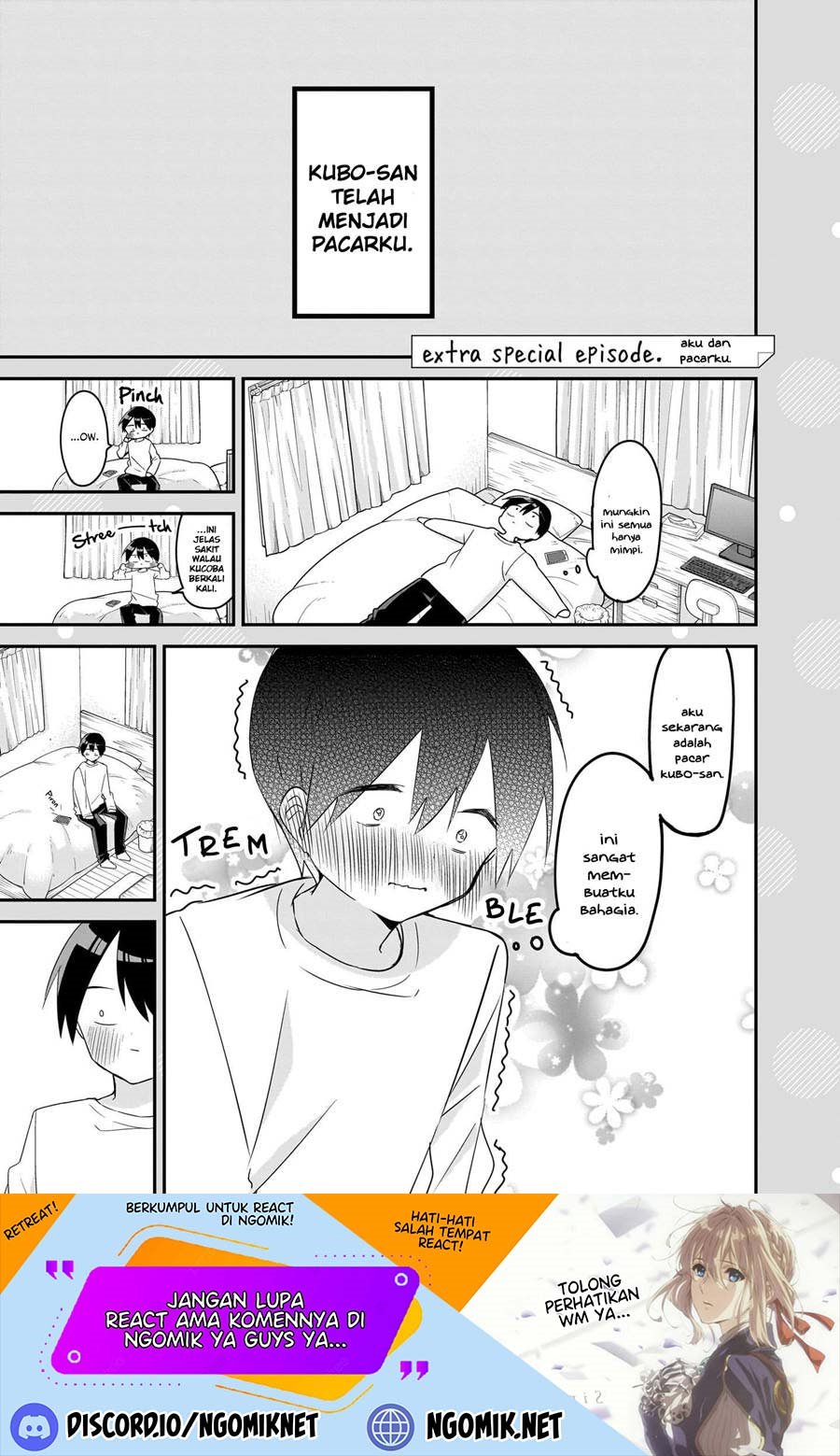 Kubo-san wa Boku (Mobu) wo Yurusanai Chapter 145.1 Gambar 5