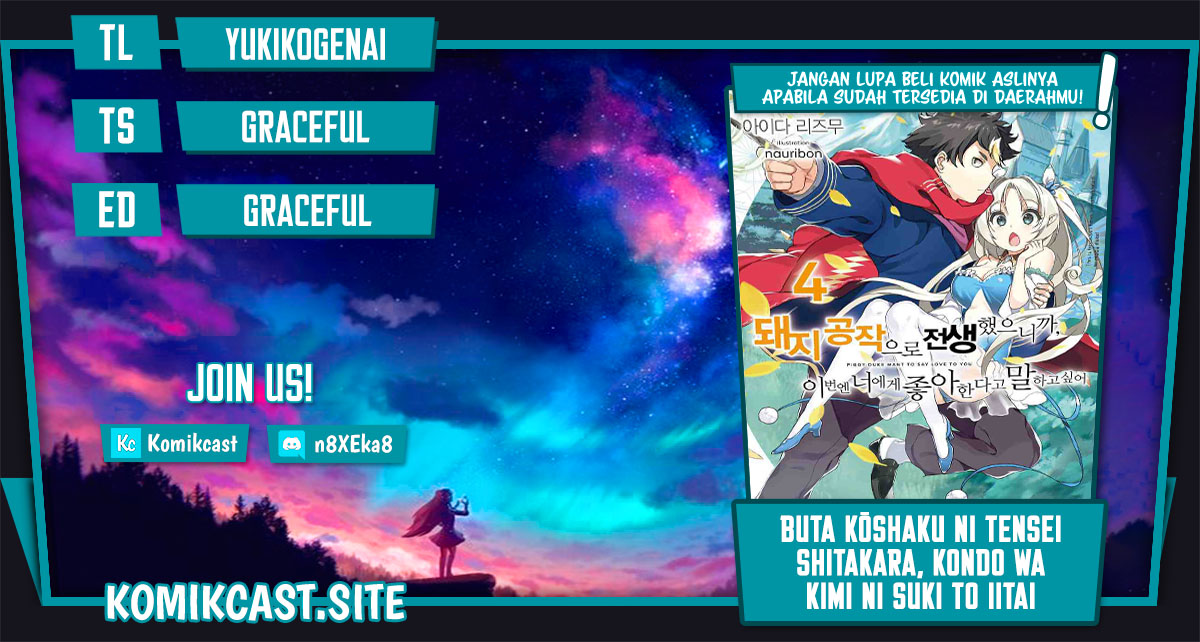 Baca Komik Buta Koushaku ni Tensei Shitakara, Kondo wa Kimi ni Suki to Iitai Chapter 37 Gambar 1