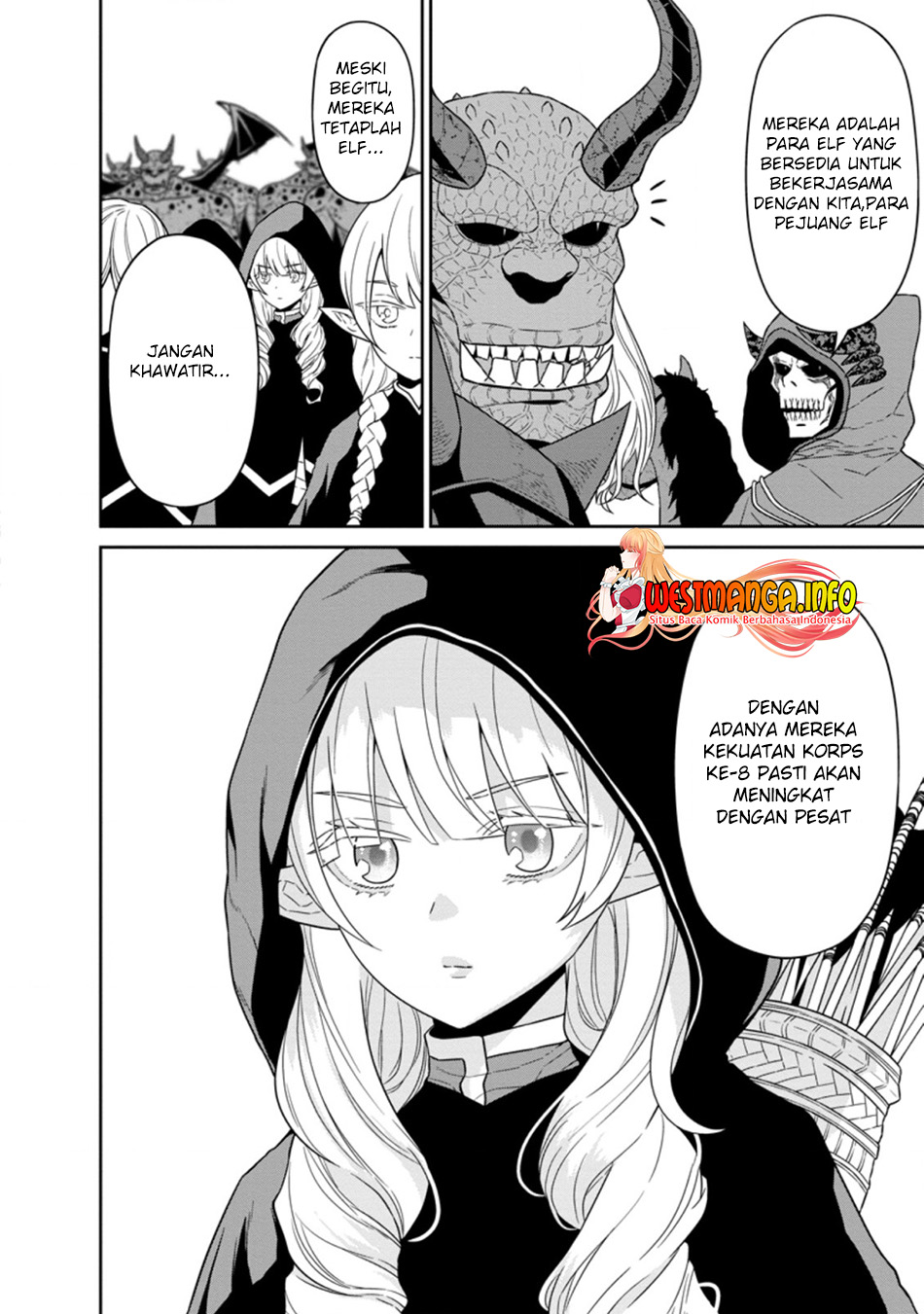 Maou Gun Saikyou no Majutsushi wa Ningen datta Chapter 22.1 Gambar 6