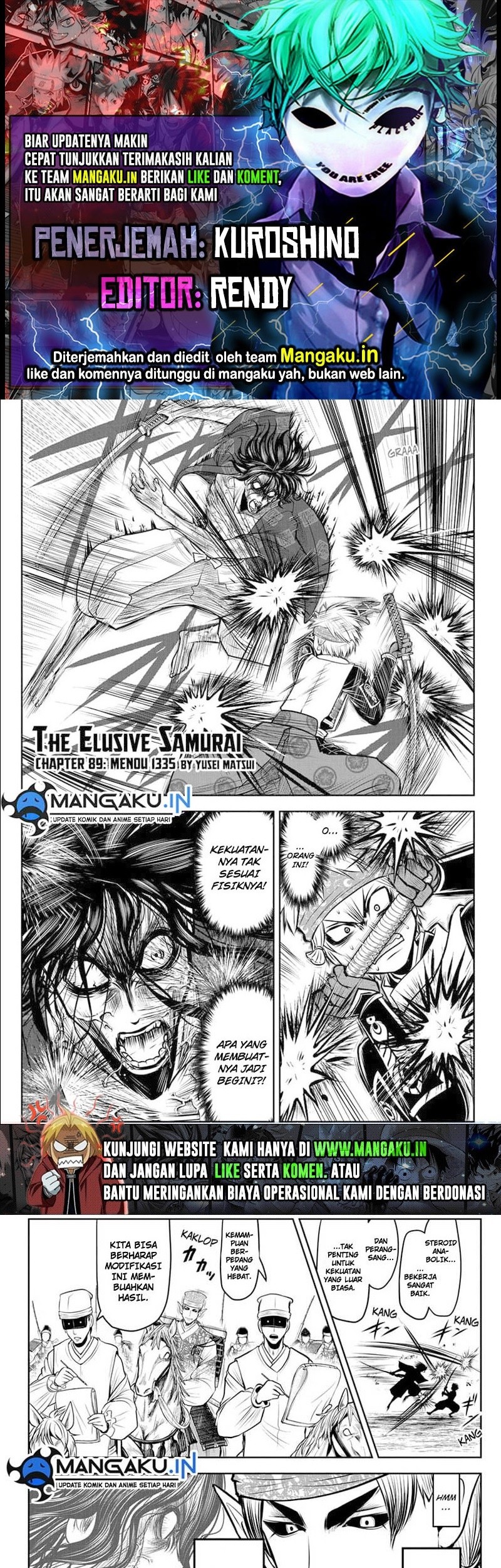 Baca Komik The Elusive Samurai Chapter 89 Gambar 1