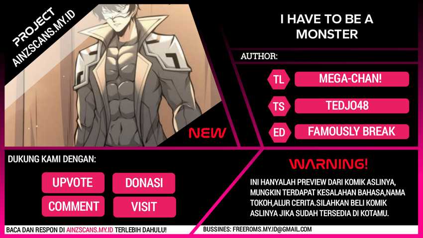 Baca Komik I Have to Be a Monster Chapter 33 Gambar 1
