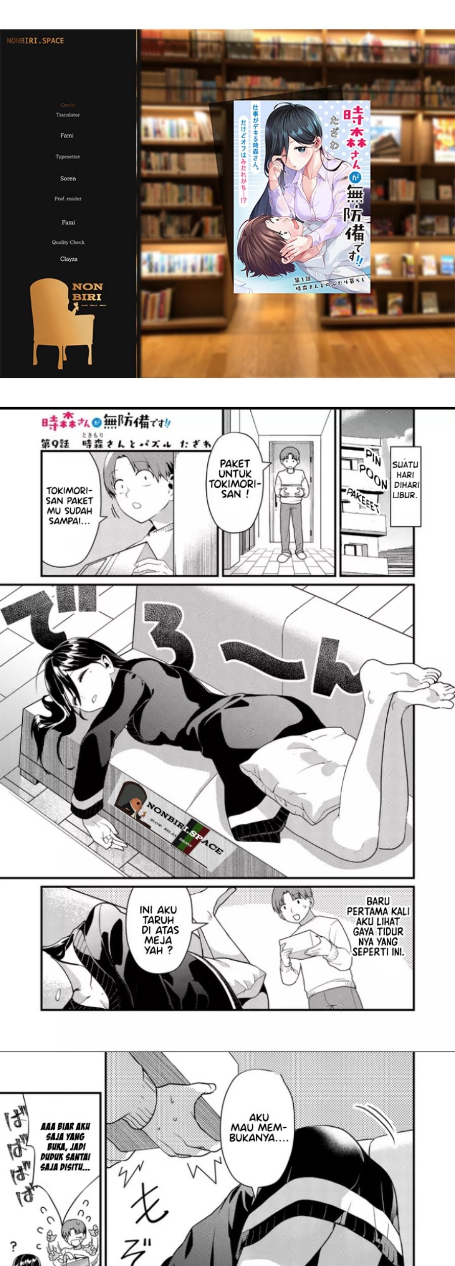 Baca Komik Tokimori-san ga Muboubi desu!! Chapter 09 Gambar 1