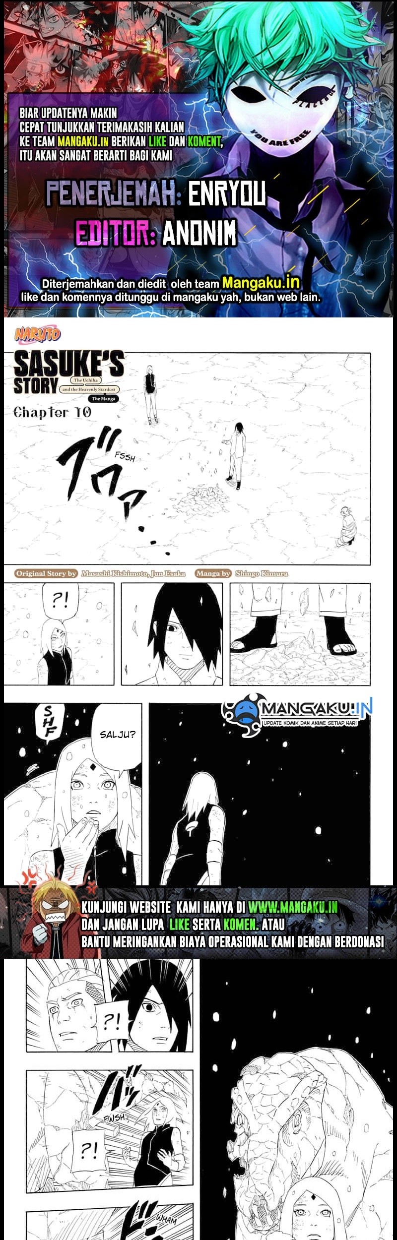 Baca Komik Naruto Sasuke’s Story The Uchiha And The Heavenly Stardust Chapter 10 Gambar 1