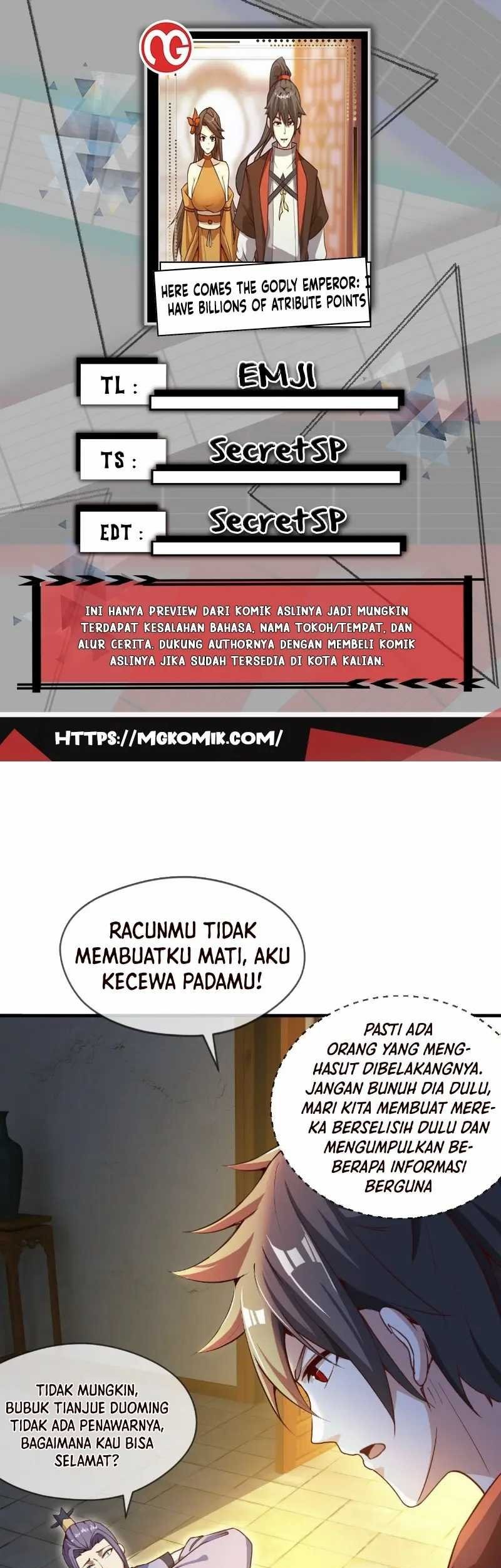 Baca Komik God Emperor Descends I have Billions of Attribute Points Chapter 28 Gambar 1