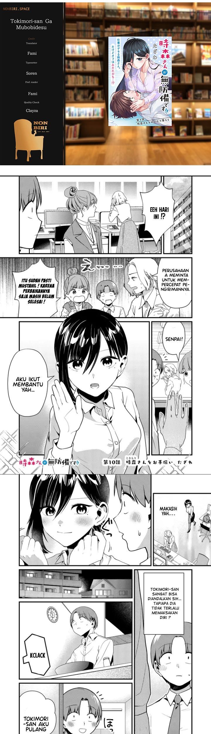 Baca Komik Tokimori-san ga Muboubi desu!! Chapter 10 Gambar 1