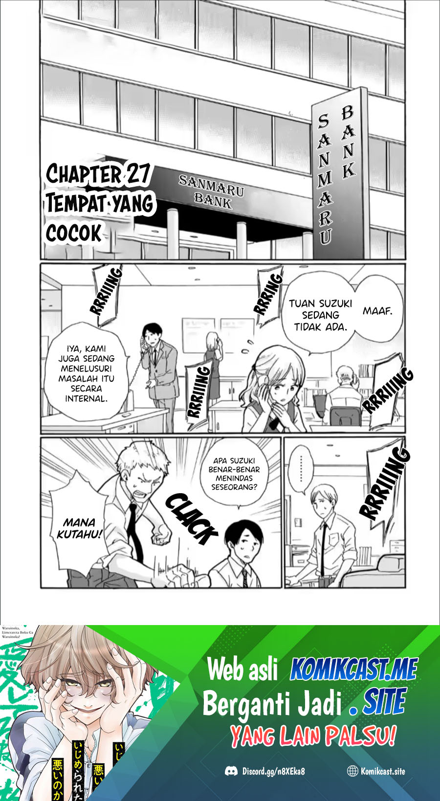 Baca Ijimeru Aitsu ga Waruinoka, Ijimerareta Boku ga Waruinoka? Chapter 27 Gambar 2