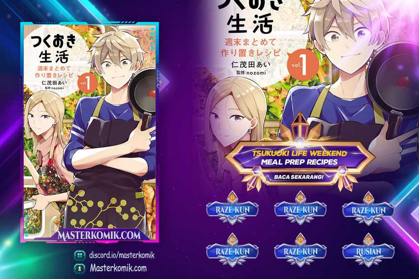 Baca Komik Tsukuoki Life: Weekend Meal Prep Recipes! Chapter 03 Gambar 1