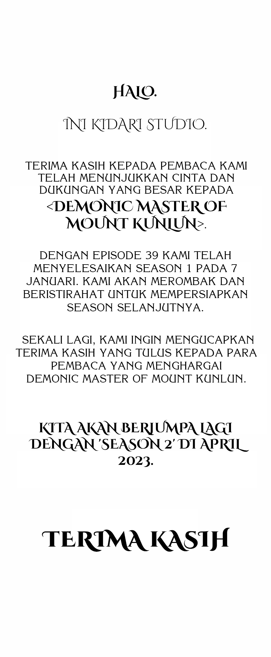Baca Komik Demonic Master of Mount Kunlun Chapter 40 Gambar 1