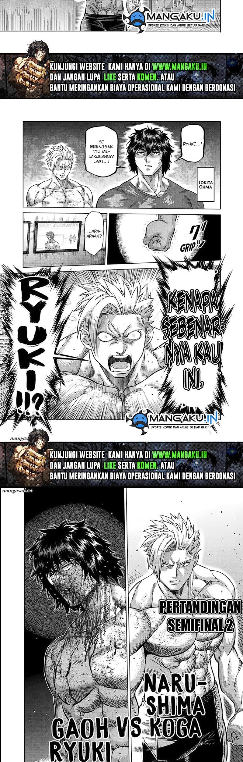 Kengan Omega Chapter 182 Gambar 19